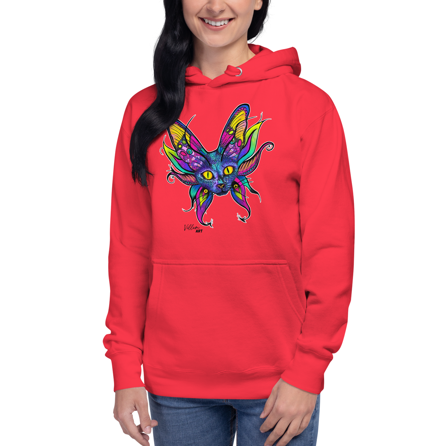 Classic Unisex Hoodie with Fantasy Print – Cozy Style