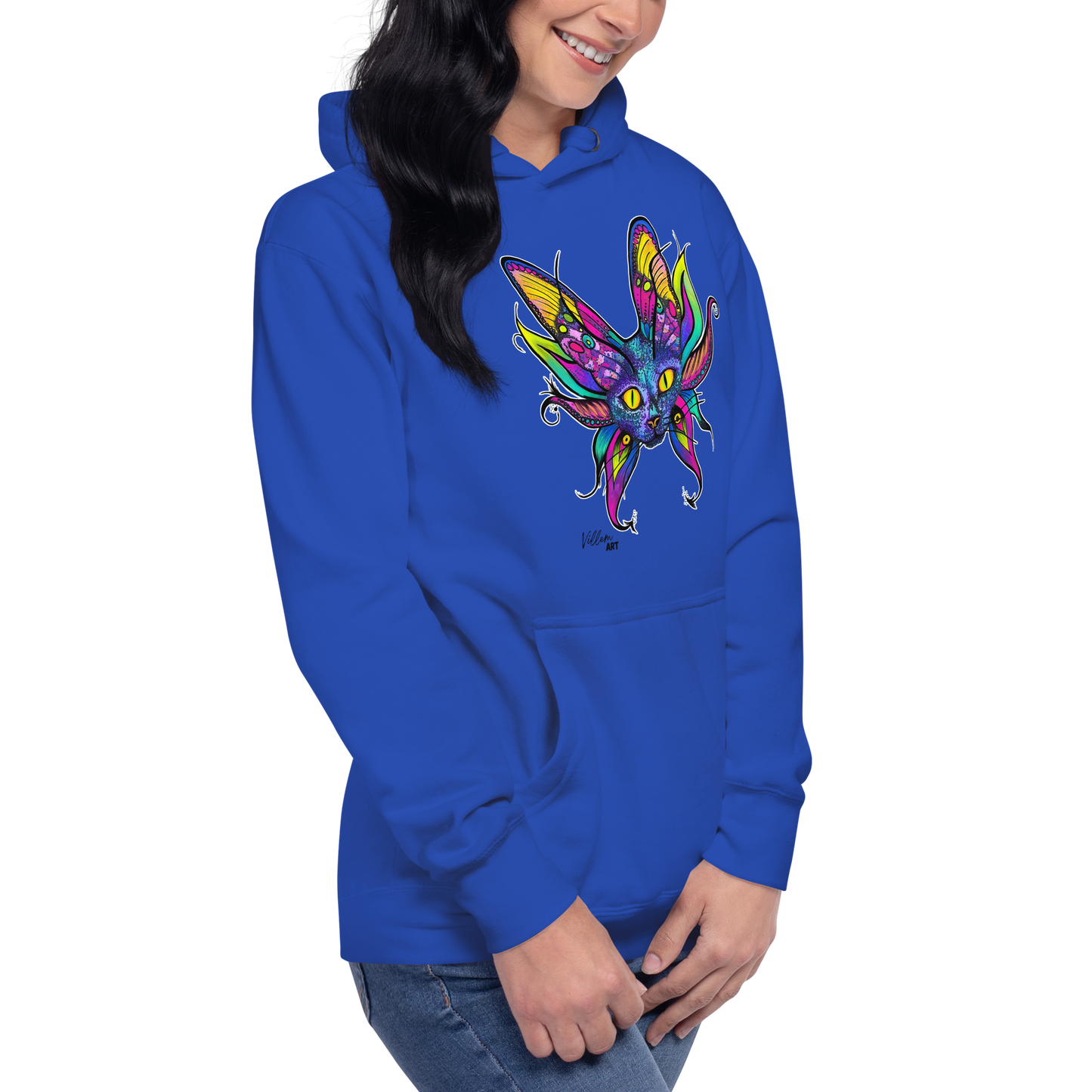 Classic Unisex Hoodie with Fantasy Print – Cozy Style