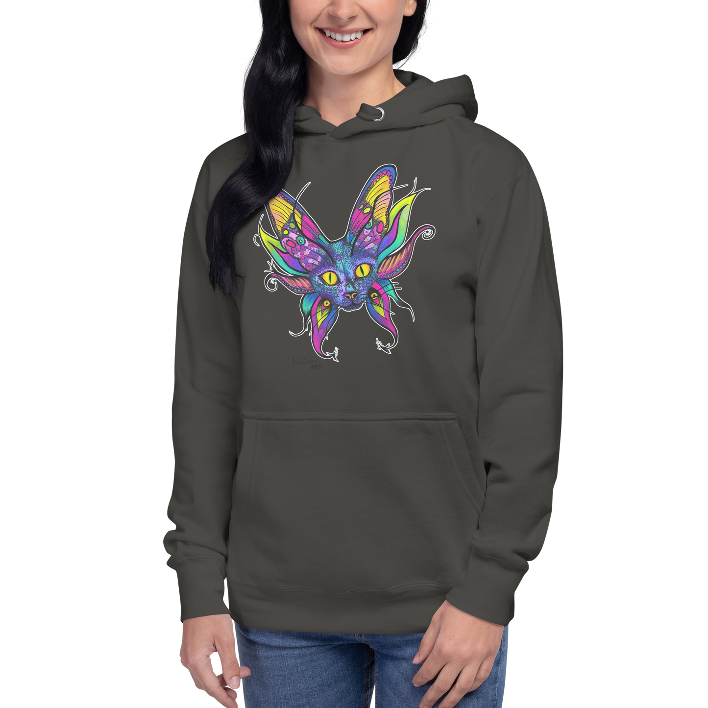 Classic Unisex Hoodie with Fantasy Print – Cozy Style